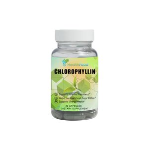 Cápsulas de Clorofilina Herbal Natural Directo de Fábrica, Te Ayuda a Sentirte Fresco por Dentro, Digestión Saludable, Suplemento Dietético - Product Image 1