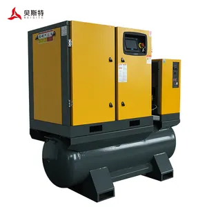 Premium aria compressore a vite 16 bar 15 kw compressore a vite e dal carro armato