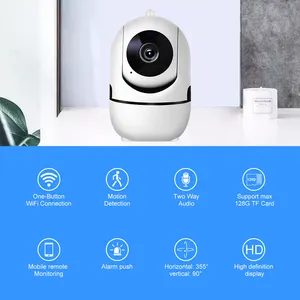 Best Quality FHD 1080P Wifi Pet Baby Monitoring Camera Surveillance IP Camera Baby Monitor Wireless Smart Tracking Wifi Cameras