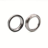 Bantalan Headset Sepeda 41x30.2x6.5 36/45 Berkualitas Tinggi, Satu Baris, Dilumasi Oli, Baja Krom