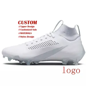 Factory Top Quality High Top Training Competition Agility Running Men Rugby Boots American Football Shoes Custom Football Cleats