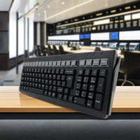 Teclado programable POS a precio de fábrica con lector de tarjetas deslizantes para sistemas POS caja registradora