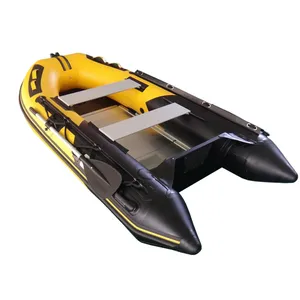 PVC Hypalon Rubber Inflatable Dingy Boat Inflatable Fishing Rescur Boat for Sale