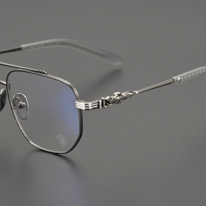 Ch8005 chất lượng tốt y tế kính theo toa Khung ống kính đa giác Eyepiece người đàn ông sang trọng grey Pilot phong cách phụ nữ thời trang Kính - Product Image 4