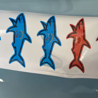 2025 Autocollant Personnalisé 3D Logo Paul Shark Imperméable Décoration Dessin Animé Vente en Gros