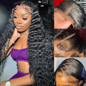 Wholesale Brown Burmese Curly <b>Wig</b> HD Lace Closure <b>Wig</b> Raw Vietnamese Burmese Curly Human Hair 13*4 Lace <b>Front</b> <b>Wig</b> - Product Image 2