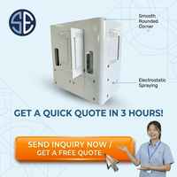 Gabinete de chapa metálica con recubrimiento en polvo personalizado para carcasa exterior de analizador de diagnóstico IVD médico totalmente automático, suministro de fábrica de Dongguan