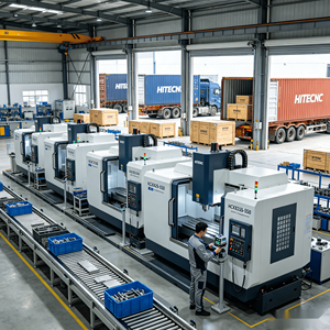 Torno CNC Horizontal de Bancada Inclinada HCK6125-550, Máquina de Torneado <span class=keywords><strong>y</strong></span> Fresado CNC para el Procesamiento de Piezas Metálicas de Precisión - Product Image 5