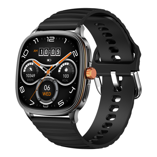 1.73 Inch Full Touch 402*402 Amoled HK73 BT Call 300mAh Fitness Tracker Health Monitoring Smart Watch for Men Women