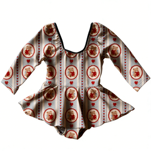 Robe barboteuse à manches longues pour tout-petits Ruidian personnalisée, imprimée pour la Saint-Valentin, en bambou, avec boutons, pour les enfants de 0 à 3 ans - Product Image 4