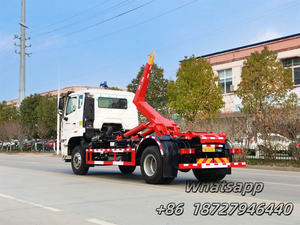 10-15 tonnes de construction/camion de fret de déchets domestiques/4x2 <span class=keywords><strong>voiture</strong></span> benne 14 bras de crochet cubique transporteur de déchets à bas prix - Product Image 4