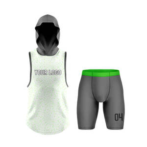 Uniformes de fútbol americano 7v7 con capucha Premium, ropa deportiva sublimada transpirable para jóvenes, conjuntos de uniformes impresos - Product Image 1