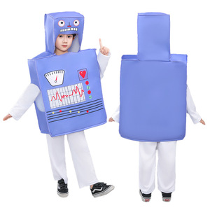 Disfraz de Astronauta Robot para Niños de Halloween, Unisex, de Poliéster, para Actuaciones en Jardín de Niños - Product Image 2