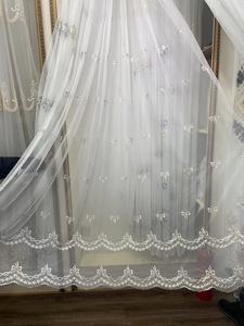 <span class=keywords><strong>Tende</strong></span> trasparenti europee Jacquard di lusso ricamate <span class=keywords><strong>tende</strong></span> in Tulle <span class=keywords><strong>per</strong></span> soggiorno <span class=keywords><strong>camera</strong></span> <span class=keywords><strong>da</strong></span> <span class=keywords><strong>letto</strong></span> tessuto della tenda - Product Image 6