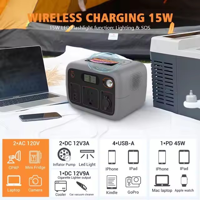 Mini Silent Solar Electric Supply AC DC Powered Portable Generators for Home MPPT Controller Portable Bank Station · image 4