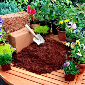 Eco2go Vietnam 100% Natural High-Expansion <b>Coir</b> <b>Block</b> - Sustainable Eco-Friendly Soil Amendment - Product Image 1