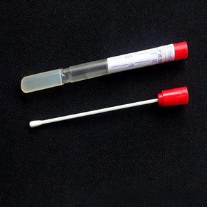 LYZ Trousse de prélèvement médical stérile jetable avec écouvillon et tampon à l'iode, en coton et plastique, pour prélèvement d'échantillons pointus - Product Image 3