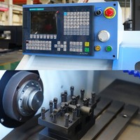 Tour CNC de précision automatique SP0640 pour le tournage horizontal des métaux, centre de tournage de 350 mm, tour CNC 2 axes