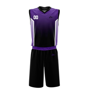 Uniforme de Baloncesto de Última Moda y Alta Calidad, Ropa Deportiva, Uniforme de Baloncesto Juvenil Personalizado para Exteriores - Product Image 2