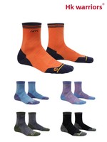 Chaussettes d'été légères en laine à hydrogène Crew Knitted Non-Slip Outdoor Sports Design Sweat-Absorbent Breathable Body