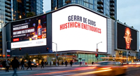 Layar LED Video atau Gambar P4 P5 P10 Tahan Air IP65 untuk Iklan Komersial, Grosir Baru untuk Billboard Luar Ruangan