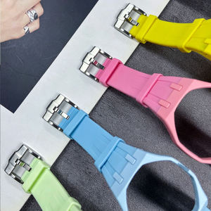 Kit de Modificación de Correa de TPU con Bisel de Cerámica de Lujo para la Nueva Serie de Relojes, Funda Protectora Deportiva Integrada - Product Image 5