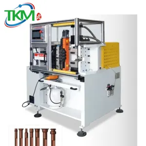 Tkm Fabriek Handmatige Pijpbuis Eindvormende Machine Roestvrijstalen Koperen Buis Krimpmachine Pijpreductiemachine