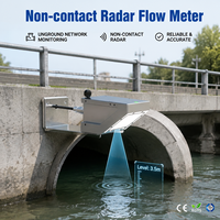 Sistema de Monitoreo de Alcantarillado para Redes de Tuberías Subterráneas, Medidor de Flujo por Radar Sin Contacto RS485 Modbus