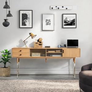 Personalizzato in stile moderno in legno Rattan credenza Buffet mobile per interni con deposito per soggiorno - Product Image 3