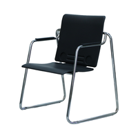Chaise de formation commerciale pliable en plastique, chaise d'école, table
