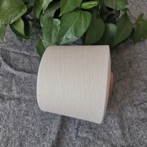 30%hemp 70%organic Cotton Yarn 40S Compact And Siro Spinning For Weaving And Knitting