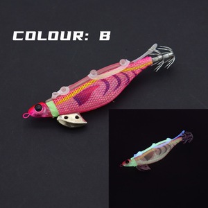 Anzuelo <span class=keywords><strong>Egi</strong></span> de pesca de camarón de acero inoxidable luminoso anzuelo de plantilla de calamar para pesca de mar de carpa de agua dulce - Product Image 2