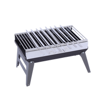 Barbecue pliant d'extérieur en acier inoxydable épais, sans installation, pour camping et usage domestique, directement de l'usine