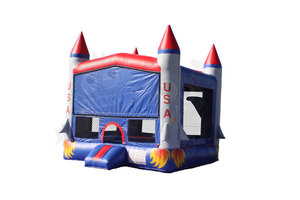 libre barato cohete rebote casa para la venta/China inflable EE. UU. de lanzamiento de cohetes de Jersey - Product Image 3