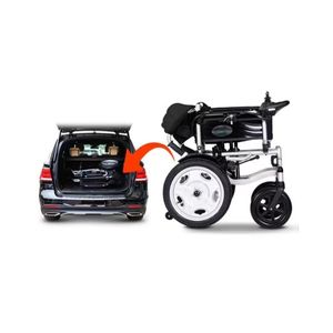 <span class=keywords><strong>Fauteuil</strong></span> <span class=keywords><strong>roulant</strong></span> électrique portable léger avec dossier Équipement de réadaptation pour handicapés pour la physiothérapie utilisée pour la fixation - Product Image 3