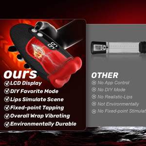 เครื่องสั่นอุปกรณ์ช่วยตัวเองสำหรับผู้ชายเซ็กซ์ทอยทางไฟฟ้าสำหรับผู้ชายอุปกรณ์ช่วยตัวเองแบบถ้วยพร้อมแอปอัตโนมัติจอ LCD - Product Image 6