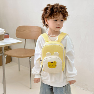 Nouveau sac à dos pour enfants motif ours, mini cartable en toile mignon avec système anti-pression pour la <span class=keywords><strong>maternelle</strong></span> - Product Image 4