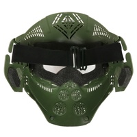 Masque de cyclisme tactique Real Person CS MK016 avec lentille en PC anti-UV et pare-soleil pour hommes