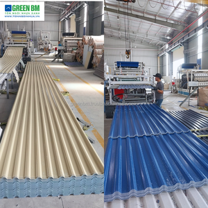 Tuiles de toiture en résine synthétique PVC de haute qualité / Matériaux de maçonnerie 4 couches de revêtement Nouvelles tuiles de toiture ASA supérieures en provenance du Vietnam - Product Image 5