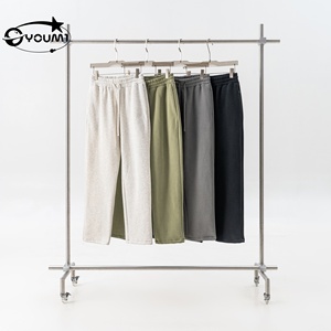 <span class=keywords><strong>Pantaloni</strong></span> Sportivi da <span class=keywords><strong>Uomo</strong></span> YOUMI con Servizio OEM Personalizzato, Caldi, Tinta Unita, con Coulisse, Gamba Dritta, Foderati in Pile, 345 GSM - Product Image 1