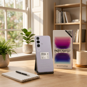 Teléfono inteligente 5G barato Hot 70 Pro de 6.8 pulgadas con desbloqueo por reconocimiento facial, 10 núcleos y 512 GB de almacenamiento, con envío gratis. - Product Image 1