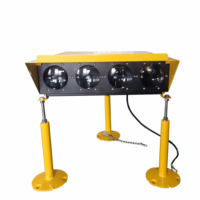 Indicateur de voie d'approche de précision LED pour hélicoptères, éclairage de piste d'atterrissage rouge/blanc, éclairage d'obstruction aérienne pour hélicoptères, éclairage IP67 24h/24 et 7j/7