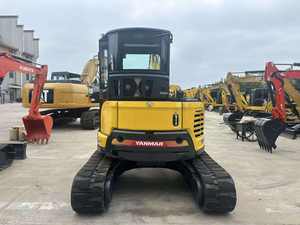 Mini-excavatrice hydraulique sur chenilles d'occasion Yanmar YANMAR55 de 5 tonnes, moteur à faible nombre d'heures, modèle 2022, vente à prix réduit à Shanghai - Product Image 6