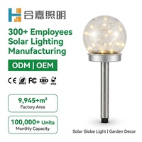 Lampe solaire de jardin, globe RGBW changeant de couleur, IP65 étanche, pour l'éclairage paysager, les allées et les jardins