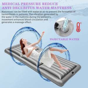 سرير طبي قابل للنفخ مملوء بالماء من البولي فينيل كلوريد (PVC) سميك لتخفيف ضغط وسائد التقرح، 3 في 1 للمرضى طريحي الفراش، من OEM - Product Image 3