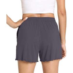 Pantalones Cortos de Dormir de Viscosa de Bambú Personalizados para Mujer, Pantalones de Pijama Suaves, Tallas S-XXL, Ropa Casual - Product Image 4