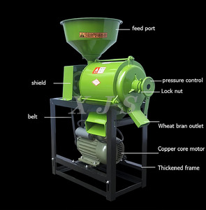 Broyeur électrique de blé/riz/haricot/maïs/maïs/broyeur de grain 40 -- 120 kg/<span class=keywords><strong>h</strong></span> - Product Image 2