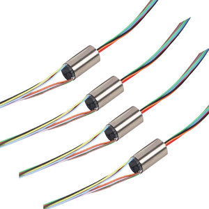 Anneau de contact conducteur ultra-miniature 6,5 12,5 8,5 mm, connecteur rotatif à 360 degrés, connecteur circulaire 12 broches pour moteur électrique - Product Image 1