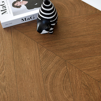 Baldosa Cerámica Moderna con Patrón Chevron de 600*1200mm, Efecto Madera, Antideslizante, para Sala de Estar y Baño, Estilo Europeo, 9.5mm