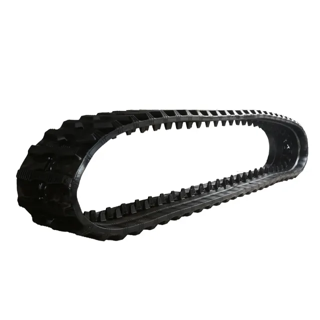 World engineering and agriculture machinery chassis rubber track wheel rubber crawler for parts